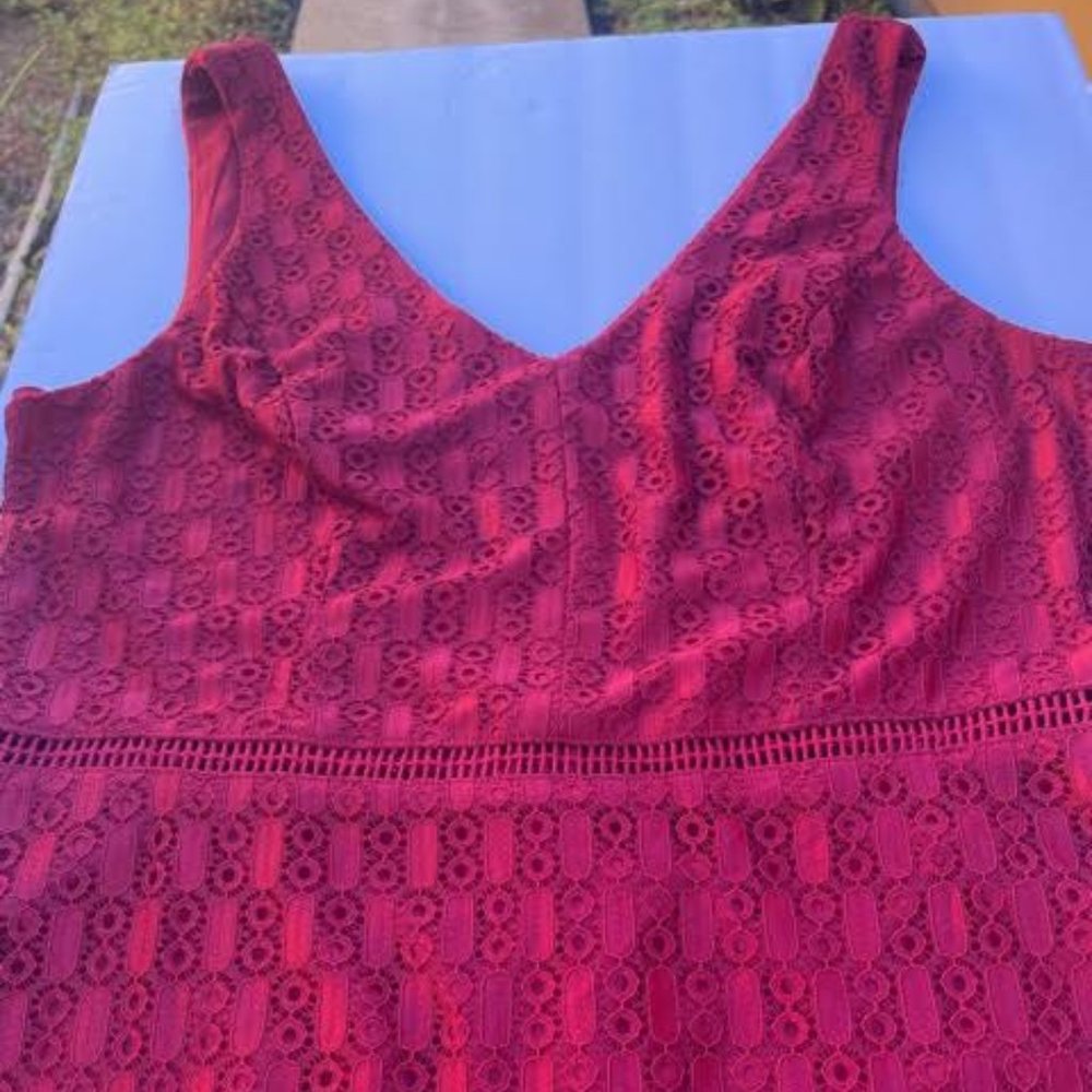 Ruby Red Formal Dress - Picture 3 of 8